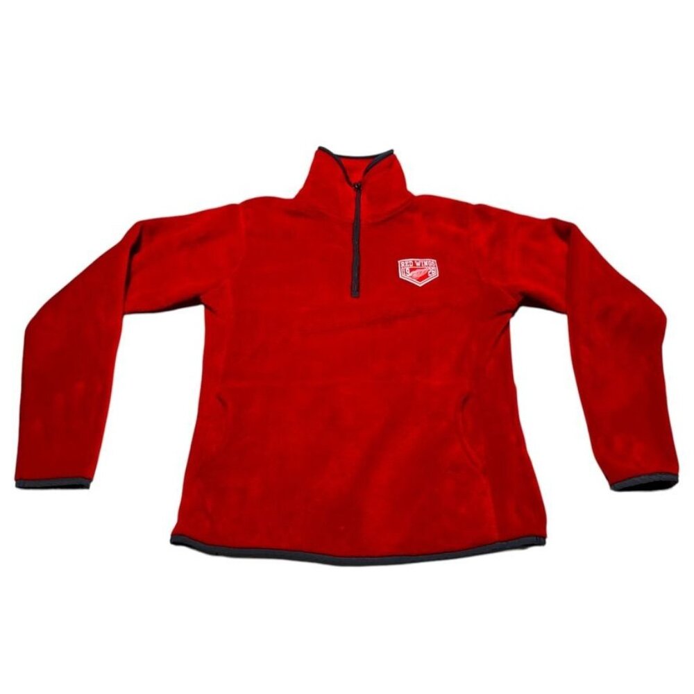 Detroit Redwings Red Fleece Pullover SIze Medium - Picture 7 of 8
